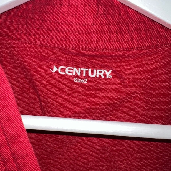 RED CENTURY MIDDLEWEIGHT KARATE GI TOP - Picture 2 of 3